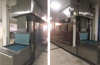 餐具清洁流水线